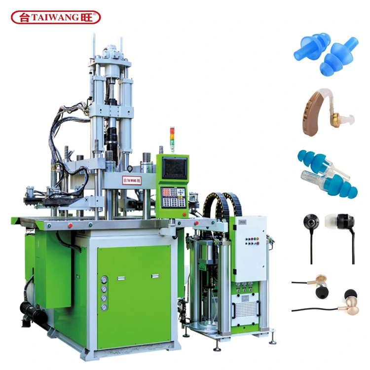 Auto Hydraulic Plastic Silicone Cup Vertical Injection Molding Machine LSR Injection Molding Machine 55t